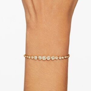 Swarovski Imber Emily Bracelet Gold NWT